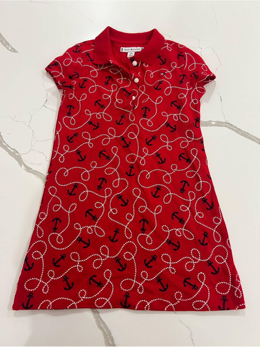 Size 4-5 Tommy Hilfiger Res Dress with Anchors